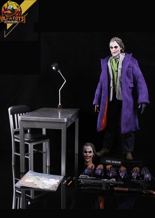 chikatoys　チカトイズ　threea　hottoys　1/6　フィギュア CORINGA JOKER DX 11 - CRAZY TOYS 1/6 ⋆ DC COMICS / BATMAN