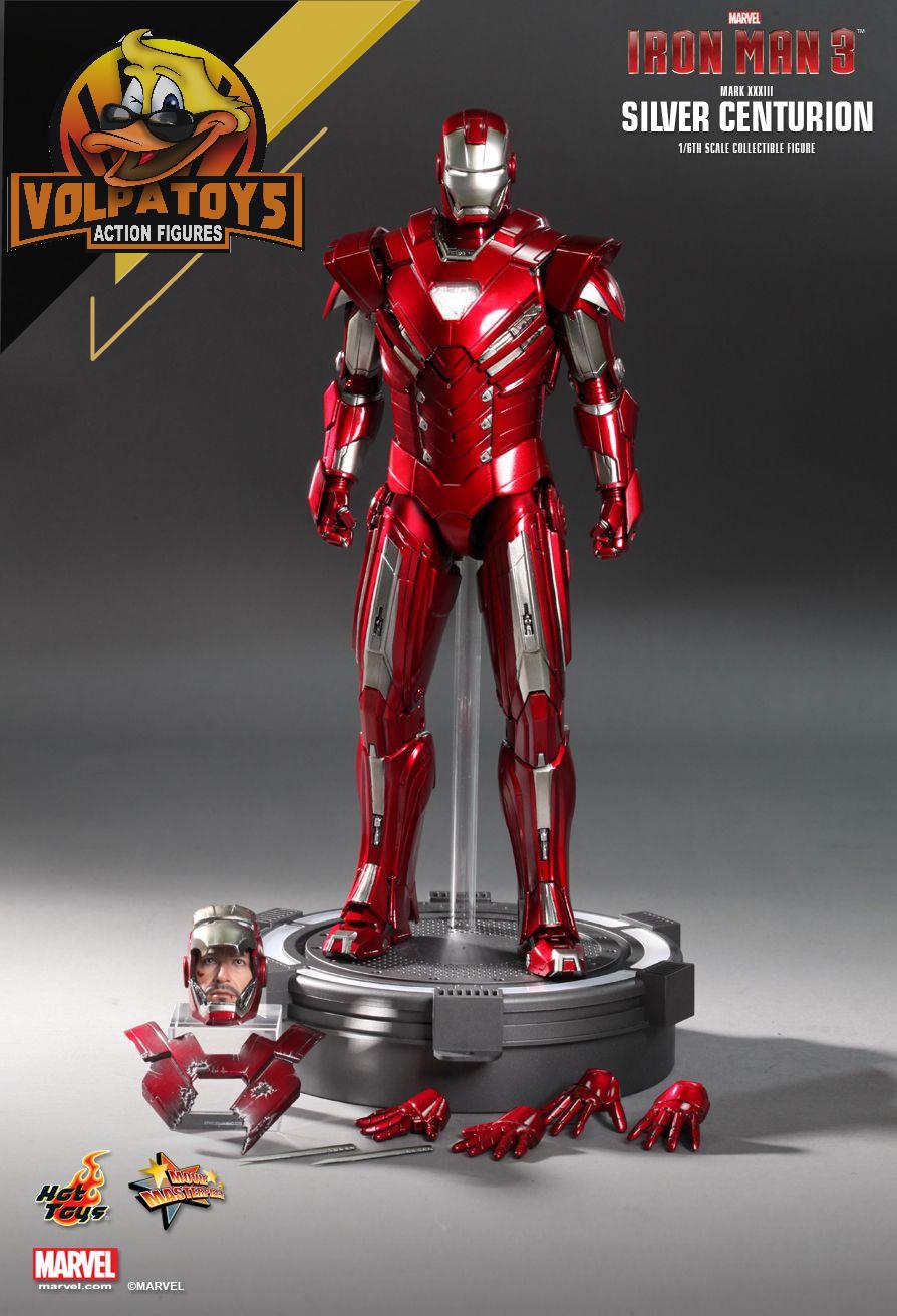 ホットトイズ　Iron Man 3 Silver Centurion IRON MAN - MARK SILVER CENTURION HOT TOYS ⋆