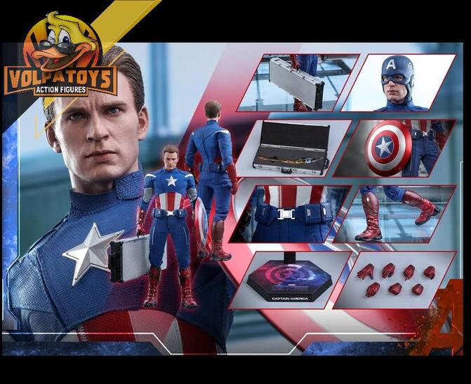 CAPITÃO AMÉRICA (VERSÃO 2012) : ENDGAME - HOT TOYS
