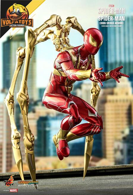 HOMEM ARANHA IRON SPIDER VGM HOT TOYS SPIDER DE FERRO