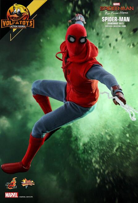 ACTION FIGURE HOMEM ARANHA HOMEMADE SUIT 1:6 HOT TOYS