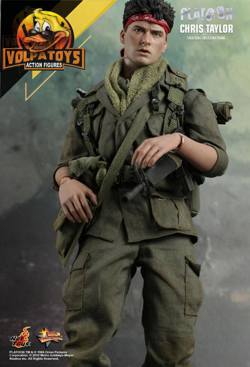 SOLDADO CHRIS TAYLOR - PLATOON HOT TOYS