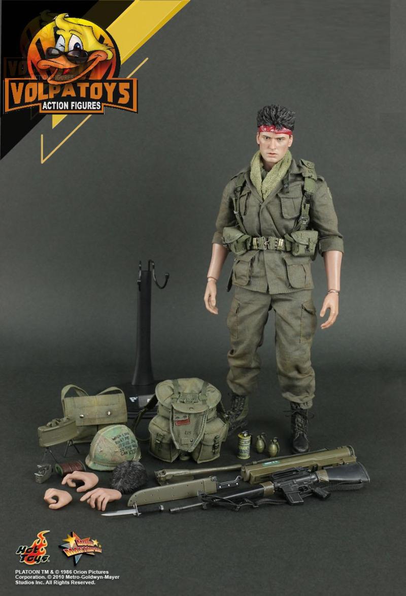 SOLDADO CHRIS TAYLOR - PLATOON HOT TOYS