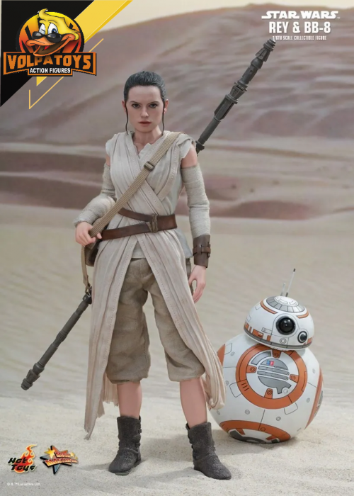 ACTION FIGURE Rey E Bb-8 - Despetar Da Força Star Wars Hot Toys ⋆