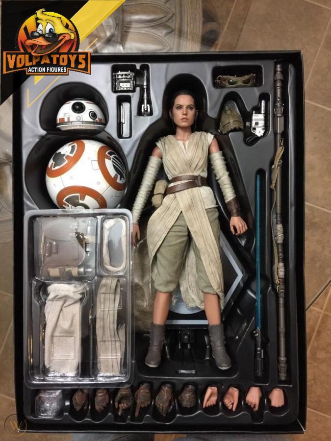 ACTION FIGURE Rey E Bb-8 - Despetar Da Força Star Wars Hot Toys ⋆