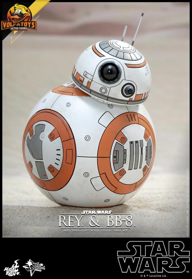 ACTION FIGURE Rey E Bb-8 - Despetar Da Força Star Wars Hot Toys ⋆