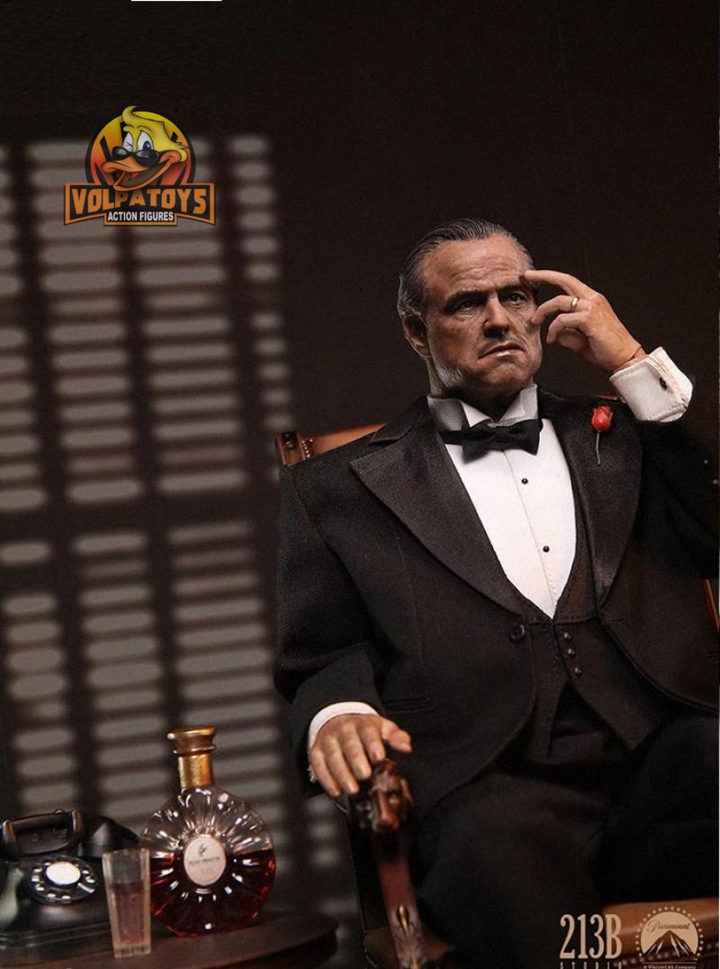 ドンコルリオーネフュギュア　ETERBAY The Godfather Poderoso Chefao Present Toys The Godfather 1/6 Don Corleone ⋆