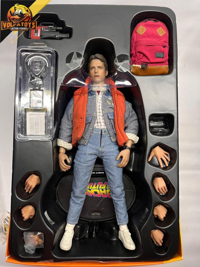 Marty Mcfly Hot Toys Volta Para O Futuro 1/6 - Back to the future