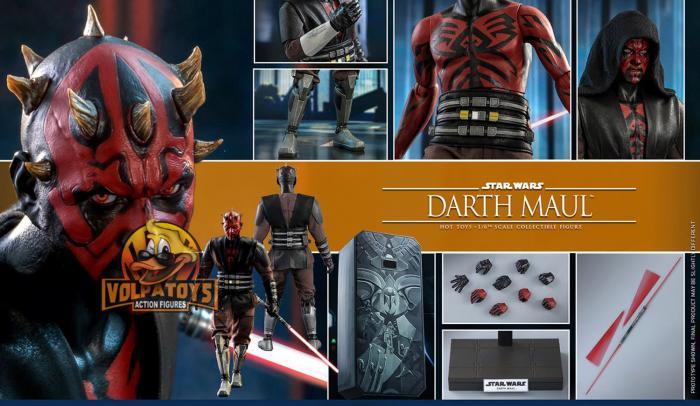 Star Wars Darth Maul Hot Toys 限定版 Figura de acción Darth Maul Special Edition de Hot Toys Limited