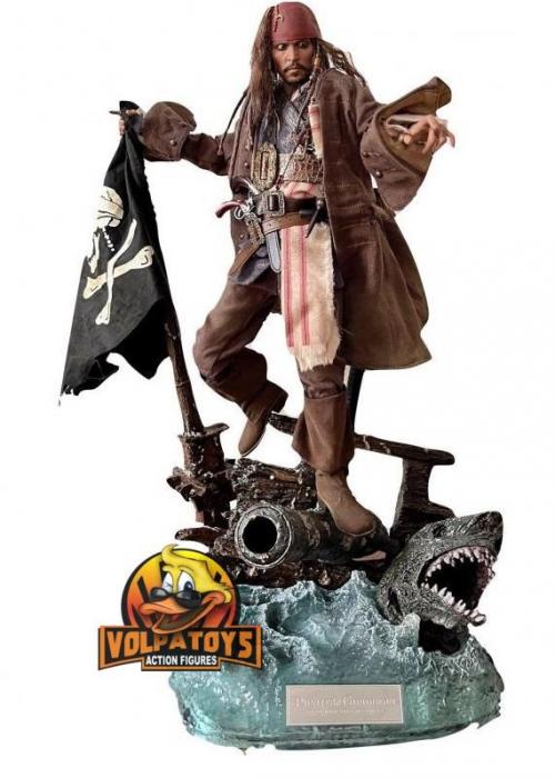 Jack Sparrow - Hot Toys Piratas do Caribe - Dx15