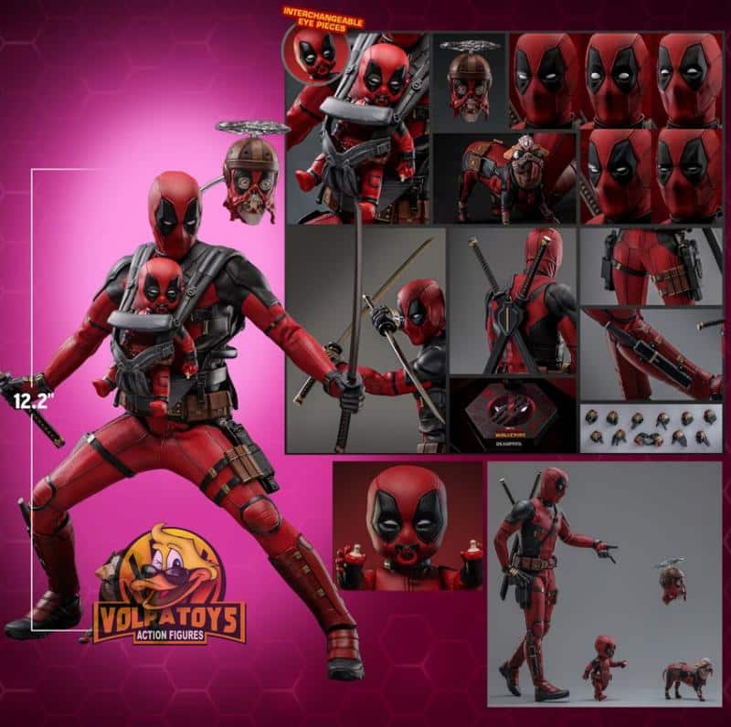 Deadpool Vs Wolverine Hot Toys MMS746